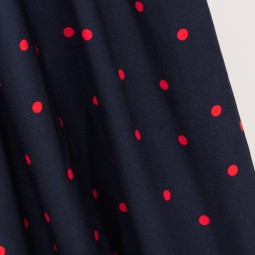 Tissu viscose Mind the Maker - Jolly dots indigo night