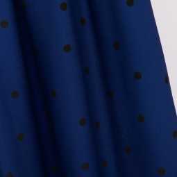 Tissu viscose Ecovero Mind the Maker - Jolly dots cobalt blue