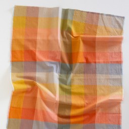 Tissu coton - happy checkers retro