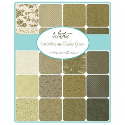 Charm pack - 3 sisters meadow greens