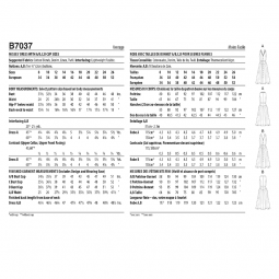 Patron Butterick 7037 - Robe