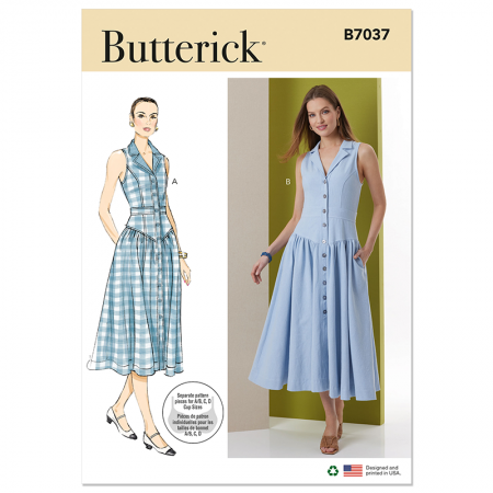 Patron Butterick 7037 - Robe