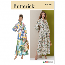 Patron Butterick 7039 - Robe longue