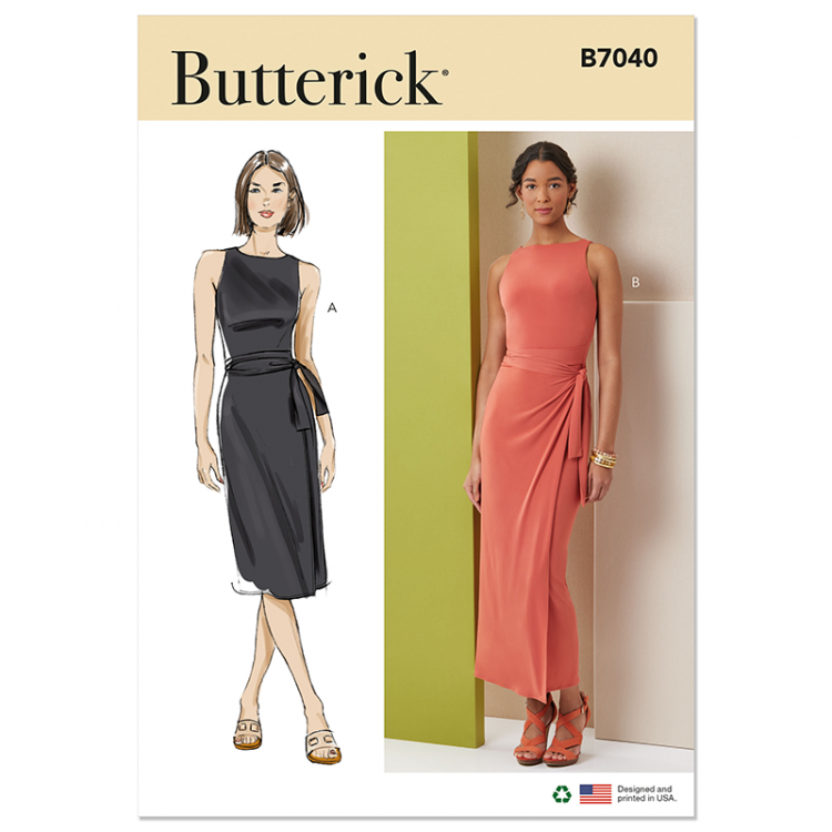 Patron Butterick 7040 - Robe ajustée