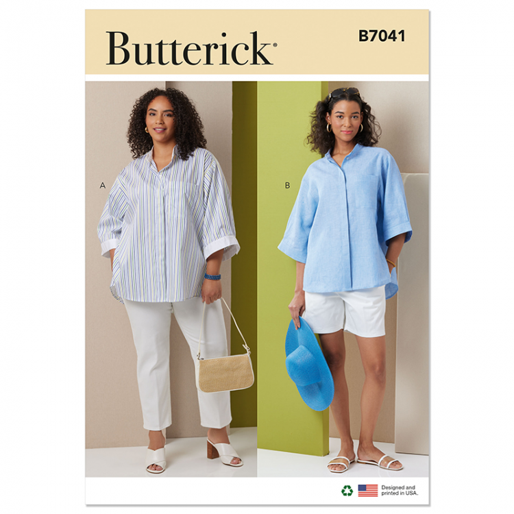 Patron Butterick 7041 - Chemise ample