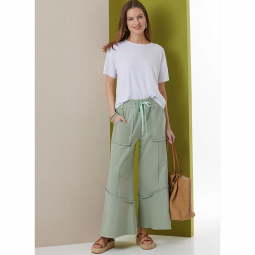 Patron Butterick 7043 - Pantalon large