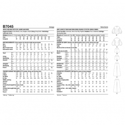 Patron Butterick 7045 - Ensemble