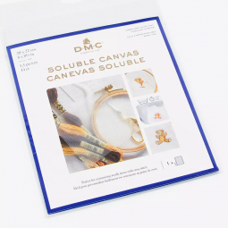 Toile à broder soluble dans l'eau DMC
