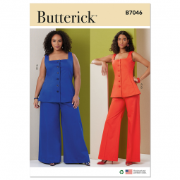 Patron Butterick 7046 - Ensemble femme