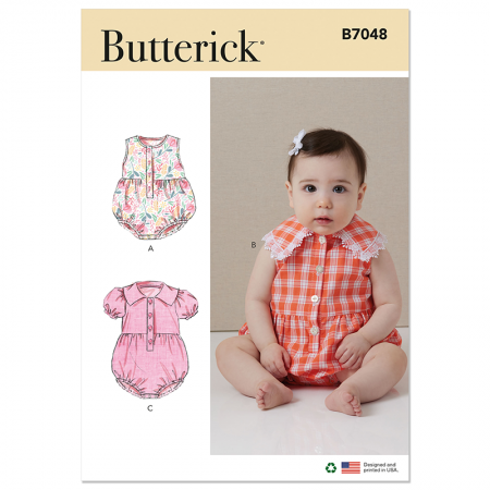 Patron Butterick 7048 - Barboteuse