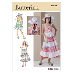 Patron Butterick 7051 - Robe adolescente