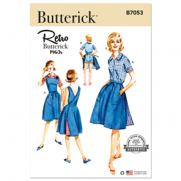 Patron Butterick 7053 - Ensemble rétro année 60