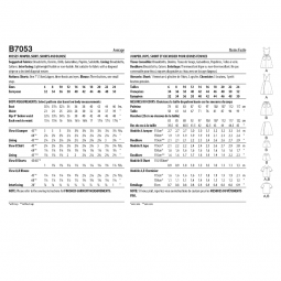 Patron Butterick 7053 - Ensemble rétro année 60