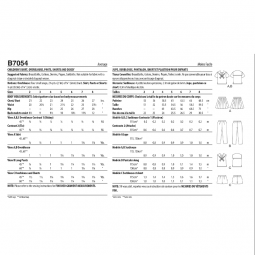 Patron Butterick 7054 - Tenue enfant rétro année 60