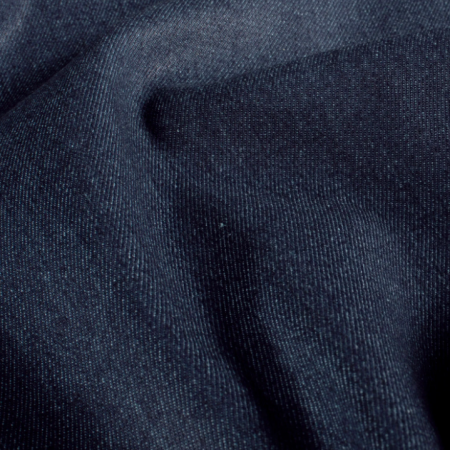 Tissu jeans - Unicolore bleu acier