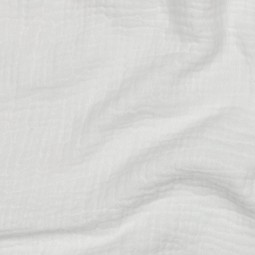 Tissu double gaze - Ecru
