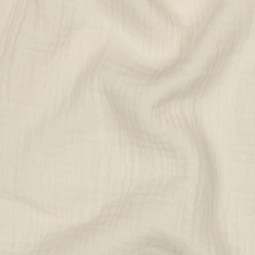 Tissu double gaze - Écru