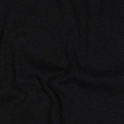 Tissu Bord-côte - Noir