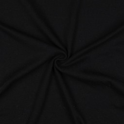 Tissu Bord-côte - Noir