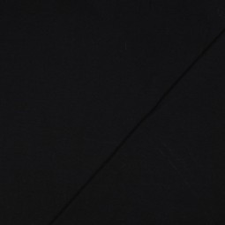 Tissu Bord-côte - Noir