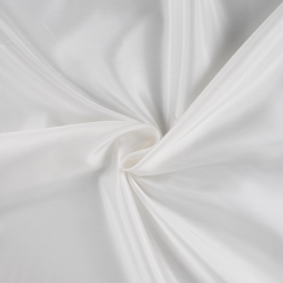 Doublure satin pongé - Blanc