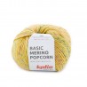 Basic merino popcorn de Katia : couleurs - 203 Jaune multicolore