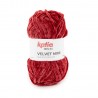 Velvet mini de Katia : couleurs - 225 Grenat