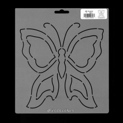 Stencil de patchwork - Big butterfly