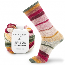 Symmetric socks & more illusion de Katia