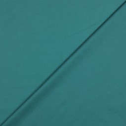 Tissu coton uni satiné - Dark cyan