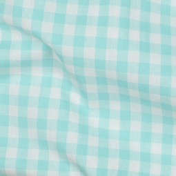 Tissu coton vichy - Menthe