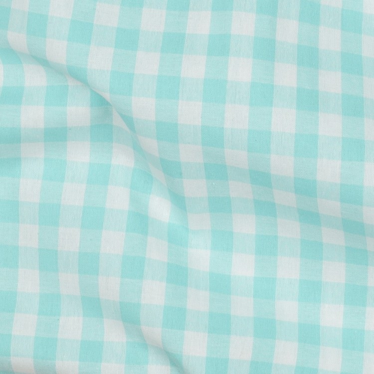 Tissu coton vichy - Menthe