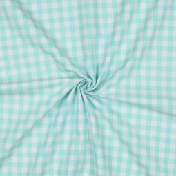 Tissu coton vichy - Menthe