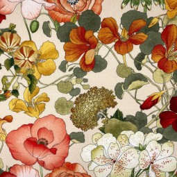 Tissu Bachette - Capucine orange