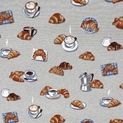 Tissu Bachette - Croissant