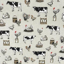 Tissu Bachette - Campagne