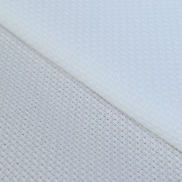 Toile à broder Aïda 4,35 pts/cm - Blanc