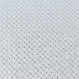 Toile à broder Aïda 4,35 pts/cm - Blanc