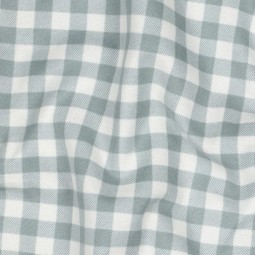 Tissu flanelle - Vichy sauge