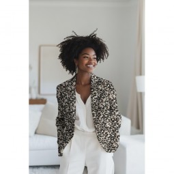 Tissu jacquard - Animal skin