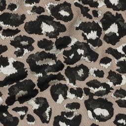Tissu jacquard - Animal skin