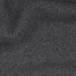 Tissu polaire chiné gris foncé de coton biologique