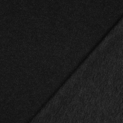 Tissu maille polyester - Knitted anthracite
