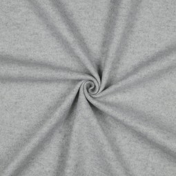 Tissu maille polyester - Knitted gris clair