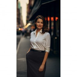 Tissu vicenza herringbone - navy