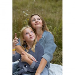 Tissu gabardine - Jean fin bleu foncé