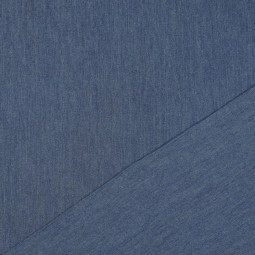Tissu gabardine - Jean lavé bleu
