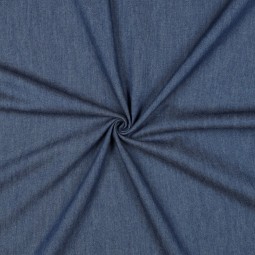 Tissu gabardine - Jean lavé bleu