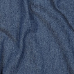 Tissu gabardine - Jean lavé bleu