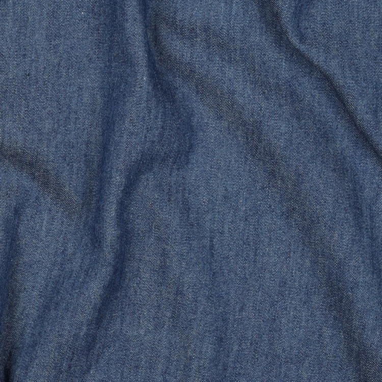 Tissu gabardine - Jean lavé bleu